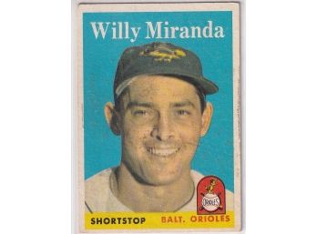 1958 Topps Willy Miranda