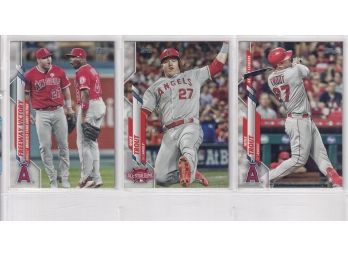 Lot Of 3 2020 Topps Mike Trout Cards