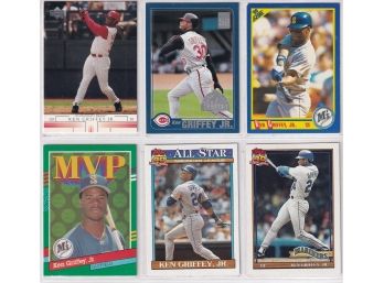 Lot Of 6 Vintage Ken Griffey Jr Cards