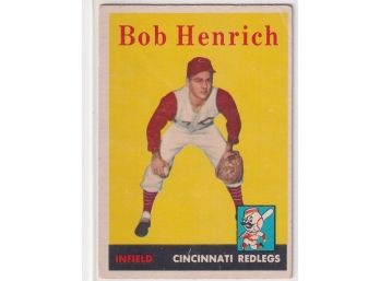 1958 Topps Bob Henrich