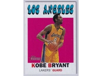 2001 Topps Heritage Kobe Bryant Card