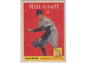 1958 Topps Milt Graff
