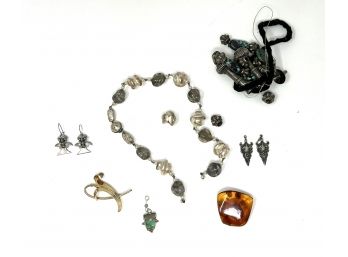 Collection Of Jewelry Findings With Some Sterling