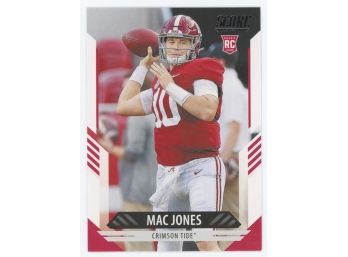 2021 Score Mac Jones Rookie Card