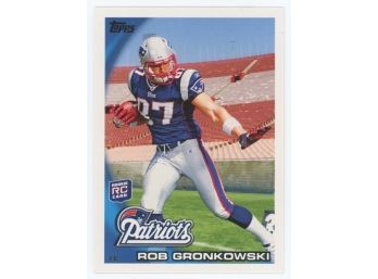 2010 Topps Rob Gronkowski Rookie Card