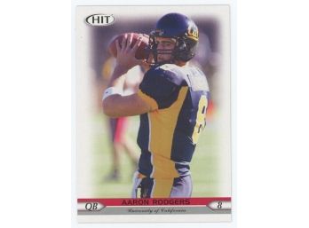 2005 HIT Aaron Rodgers Rookie Card