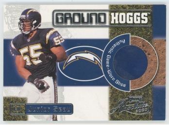 2000 Absolute Ground Hoggs Junior Seau Game Used Relic /135