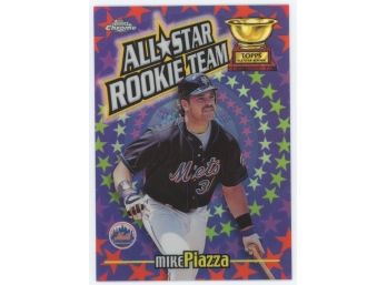 2000 Topps Chrome All Star Rookie Team Refractor Mike Piazza