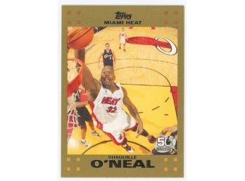 2007 Topps Gold Shaquille O'Neal /2007