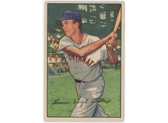 1952 Bowman Virgil Stallcup