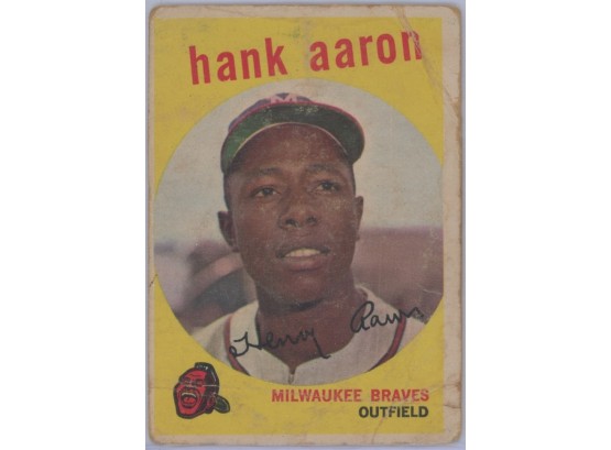 1959 Topps Hank Aaron