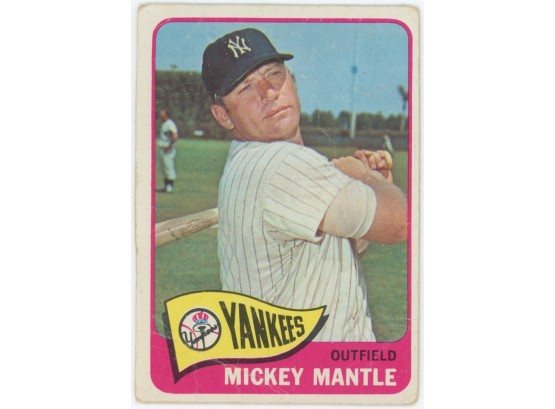 1965 Topps Mickey Mantle