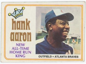 1974 Topps Hank Aaron #1 All Time HR King