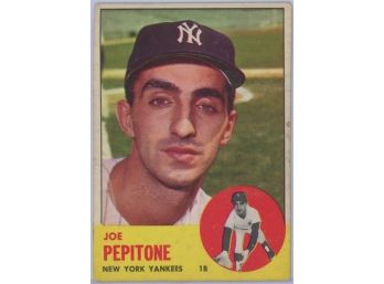 1963 Topps Joe Pepitone