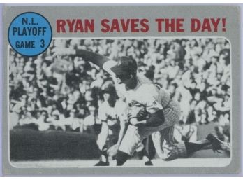 1970 Topps Nolan Ryan Saves The Day!