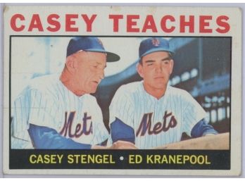 1964 Topps Casey Teaches W/ Ed Kranepool