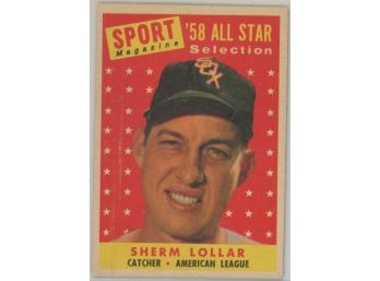 1958 Topps Sherm Lollar All Star