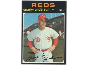 1971 Topps Sparky Anderson