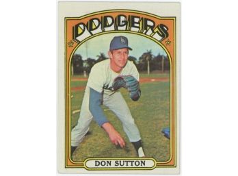 1972 Topps Don Sutton
