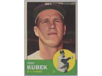 1963 Topps Tony Kubek