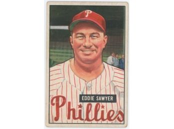 1951 Bowman Eddie Sawyer