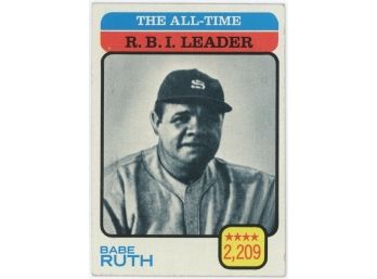 1973 Topps Babe Ruth