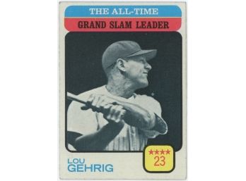 1973 Topps Lou Gehrig