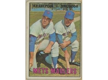 1967 Topps Mets Maulers W/ Kranepool/ Swoboda