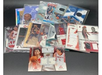 Basketball Game Used Relic Lot