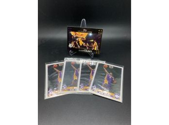 (5) Card Topps Kobe Bryant Lot