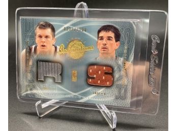 2001 Inspirations John Stockton Dual Game Used Relic