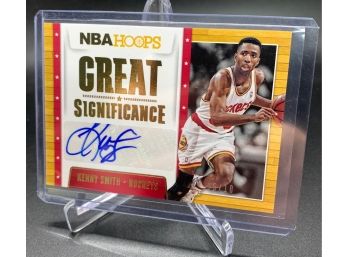 2014 NBA Hoops Great Signatures Kenny 'The Jet' Smith Auto Serial Numbered 5 Out Of 10