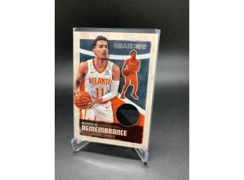 2019 NBA Hoops Rookie Remembrance Trae Young Game Used Relic