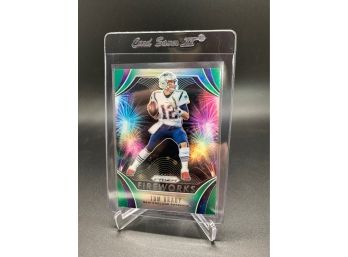 2019 Prizm Fireworks Green Tom Brady