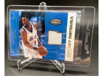 2002 Hoops Hot Materials Tracy McGrady Game Used Relic