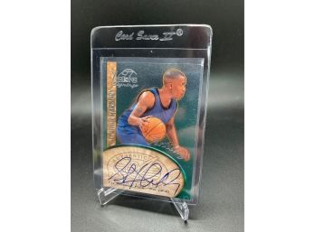 1997 Scoreboard Visions Stephon Marbury On Card Autograph