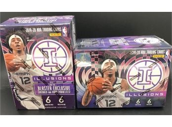 Lot Of (2) 2019 Illusions Basketball Blaster Boxes