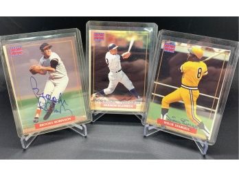 Lot Of (3) 1995 Legends Autograph Collection Hall Of Fame Autos