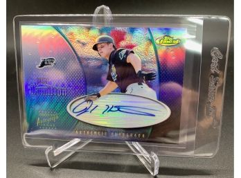 2001 Topps Finest Josh Hamilton Refractor Autograph