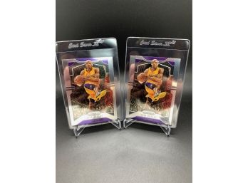 Lot Of (2) 1029 Prizm Kobe Bryant Base Cards