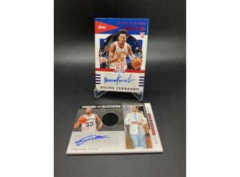 2019 Chronicles Basketball (2) Card Autograph Lot