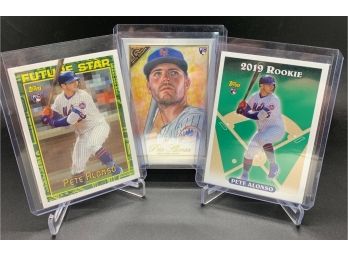 Lot Of (3) 2019 Pete Alonso Rookie Cards