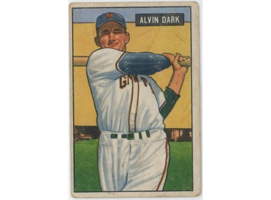 1951 Bowman Alvin Dark