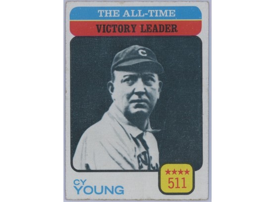 1973 Topps All-Time Victory Leader Cy Young