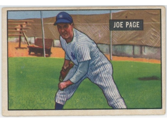 1951 Bowman Joe Page
