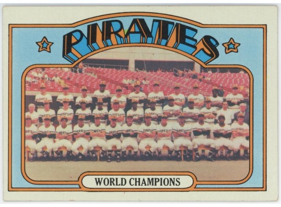 1972 Topps World Champions Pirates