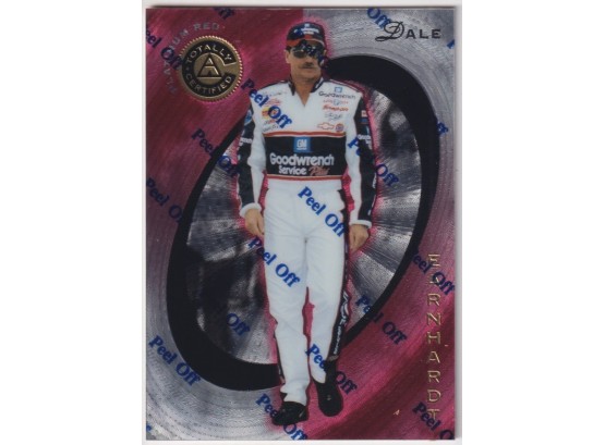 1997 Pinnacle Totally Certified Platinum Red Dale Earnhardt #D 0999/2999 - Protective Coating