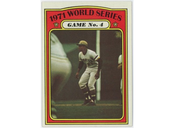 1972 Topps 1971 World Series Game No. 4