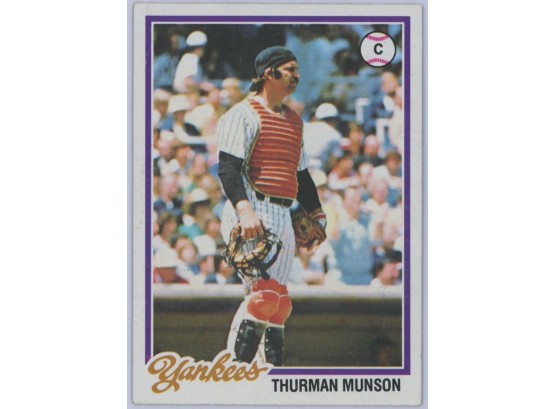 1978 Topps Thurman Munson