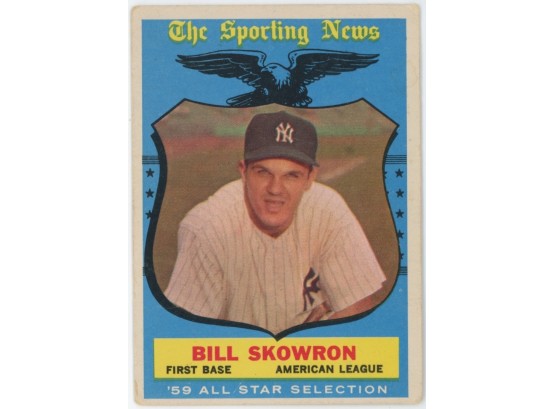 1959 Topps The Sporting News Bill Skowron All Star Selection